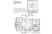 Contemporary Style House Plan - 3 Beds 2 Baths 1400 Sq/Ft Plan #45-621 