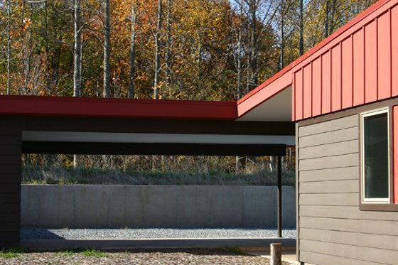 Exterior - Other Elevation for Modern House Plan #488-1 - 2 bed, 2 bath