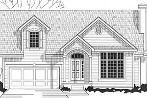 Traditional Exterior - Front Elevation Plan #67-467