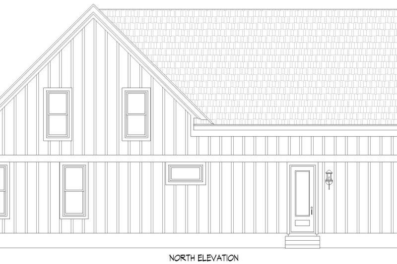 House Plan Design - Exterior - Rear Elevation for Country House Plan #932-1106 - 3 bed, 2.5 bath