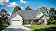 Traditional Style House Plan - 3 Beds 2 Baths 1646 Sq/Ft Plan #58-152 