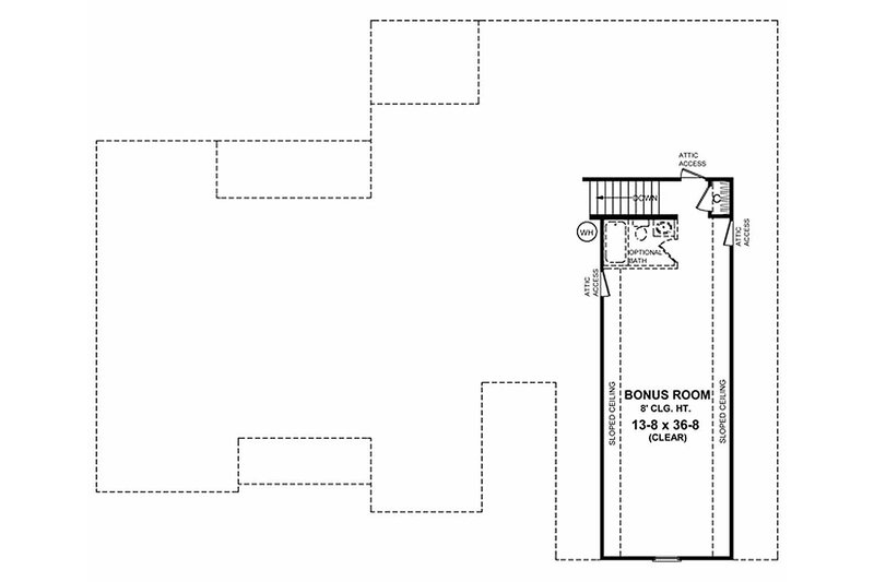 Home Plan - Floor Plan - Other Floor for Traditional House Plan #21-173 - 3 bed, 2.5 bath