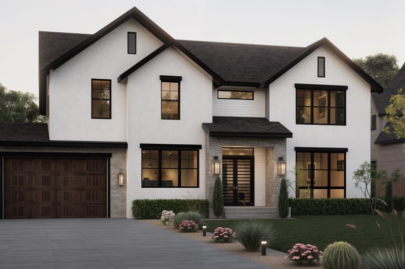 Home Plan - Exterior - Front Elevation 3 for Farmhouse House Plan #1066-327 - 4 bed, 4.5 bath