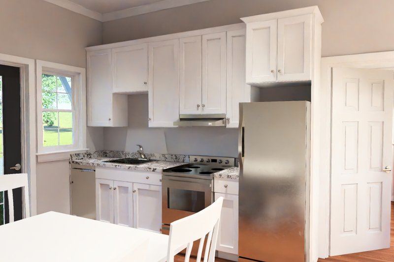 Architectural House Design - Interior - Kitchen 1 for Cottage House Plan #513-2471 - 2 bed, 2 bath
