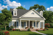 Traditional Style House Plan - 2 Beds 2 Baths 1721 Sq/Ft Plan #17-2422 Exterior 