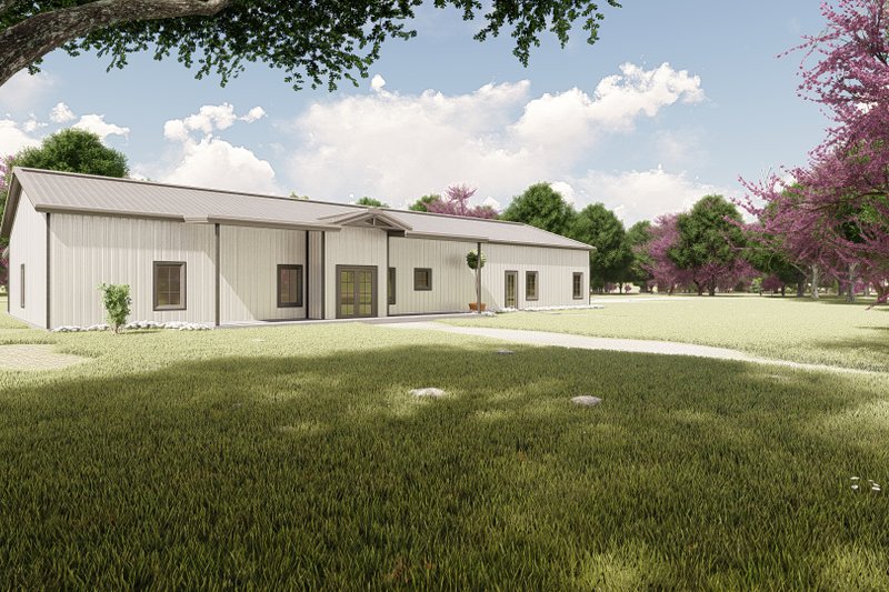 House Blueprint - Exterior - Other Elevation 2 for Barndominium House Plan #1107-47 - 4 bed, 3.5 bath