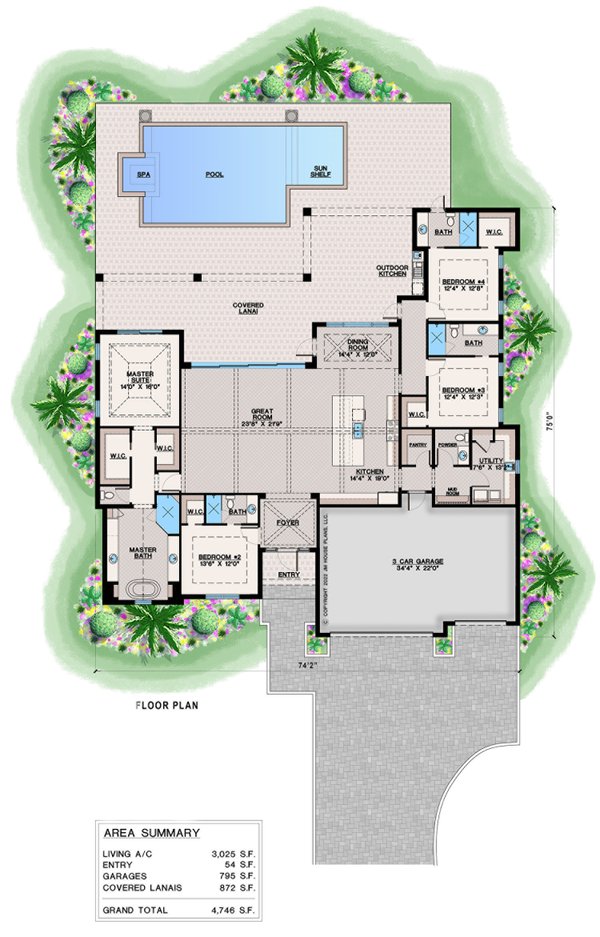 Country Floor Plan - Main Floor Plan #1083-14