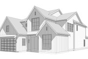 Farmhouse Style House Plan - 4 Beds 4.5 Baths 3780 Sq/Ft Plan #1114-21 