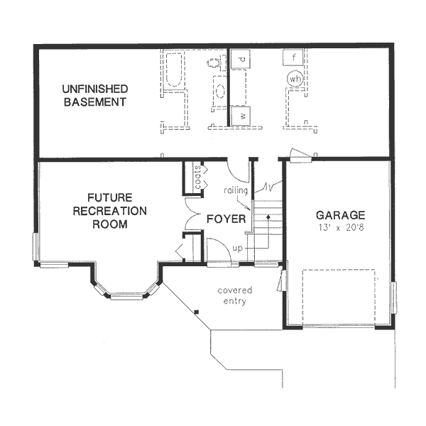 Dream House Plan - European Floor Plan - Lower Floor Plan #18-9140