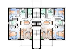 Floor Plan - Other Floor for Traditional House Plan #23-777 - 2 bed, 1 bath