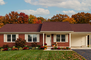 House Design - Exterior - Front Elevation for Ranch House Plan #30-247 - 3 bed, 2 bath
