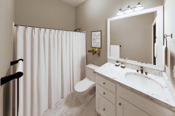 Interior - Bathroom 1 for Barndominium House Plan #44-282 - 4 bed, 3 bath
