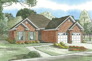 Traditional Exterior - Front Elevation Plan #17-194
