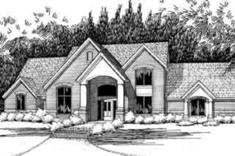 Traditional Style House Plan - 4 Beds 3 Baths 2485 Sq/Ft Plan #120-113