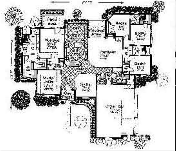 Cottage Floor Plan - Main Floor Plan #310-710
