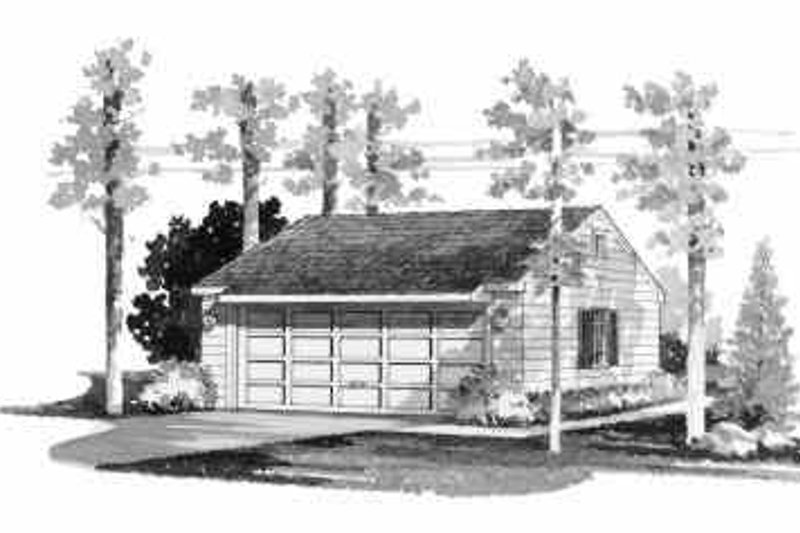 Home Plan - Traditional Exterior - Front Elevation Plan #72-236