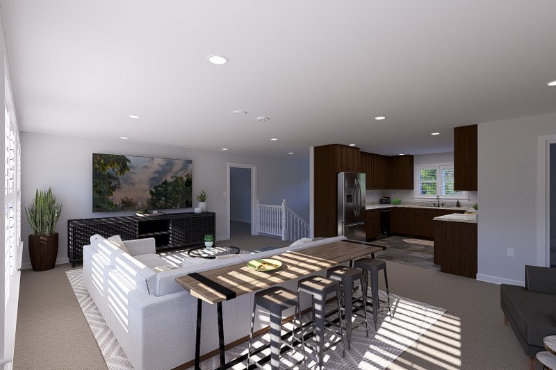 House Design - Interior - Family Room 2 for Farmhouse House Plan #1060-307 - 2 bed, 1 bath
