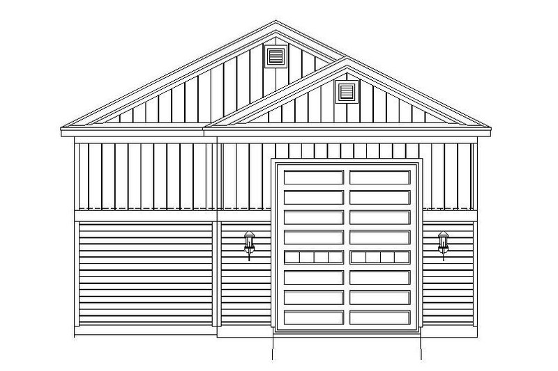 Dream House Plan - Exterior - Rear Elevation for Country House Plan #932-260, 0 bath