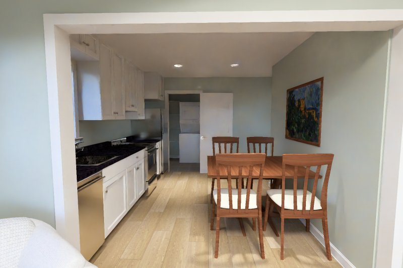 Dream House Plan - Interior - Kitchen for Cottage House Plan #513-2434 - 1 bed, 1 bath