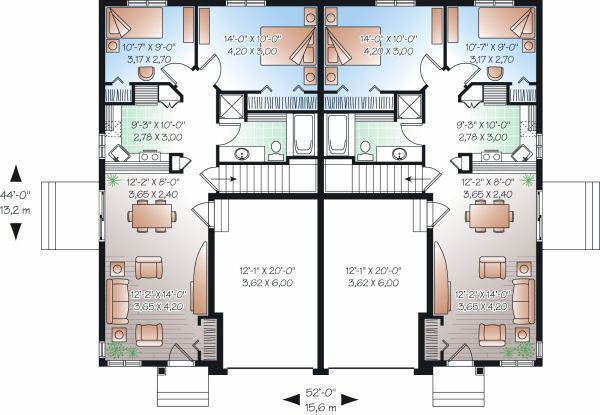 Dream House Plan - Traditional Floor Plan - Main Floor Plan #23-870