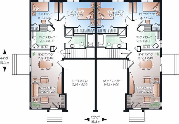 Traditional Floor Plan - Main Floor Plan #23-870