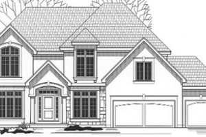 Traditional Exterior - Front Elevation Plan #67-819