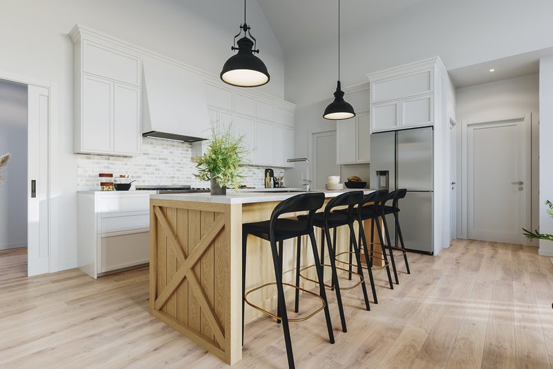 House Design - Interior - Kitchen 1 for Farmhouse House Plan #23-2811 - 3 bed, 2 bath