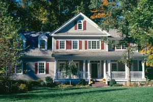 Exterior - Other Elevation for Country House Plan #429-24 - 5 bed, 4 bath