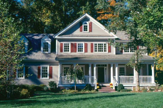 Exterior - Other Elevation for Country House Plan #429-24 - 5 bed, 4 bath