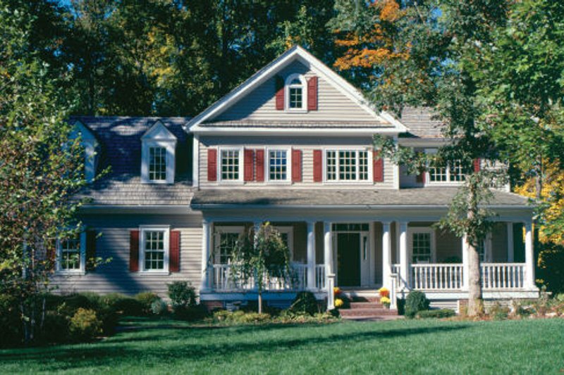 Architectural House Design - Exterior - Other Elevation for Country House Plan #429-24 - 5 bed, 4 bath