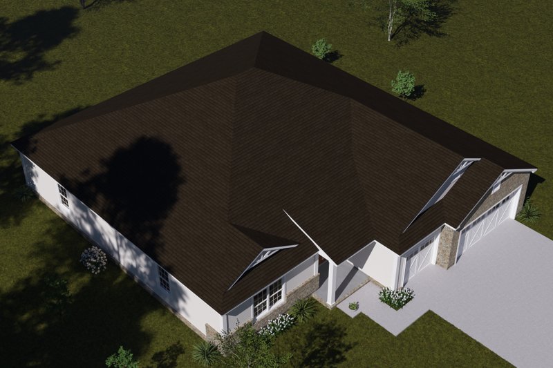 Home Plan - Exterior - Other Elevation 4 for Cottage House Plan #513-2409 - 4 bed, 3.5 bath