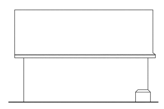 Exterior - Other Elevation for Mediterranean House Plan #124-654, 0 bath