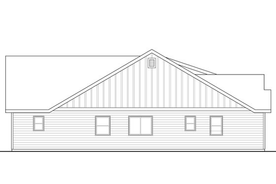 Exterior - Other Elevation for Ranch House Plan #124-948 - 3 bed, 2.5 bath