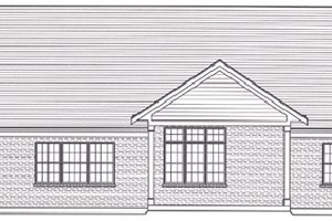 Exterior - Rear Elevation for Craftsman House Plan #46-511 - 3 bed, 2 bath