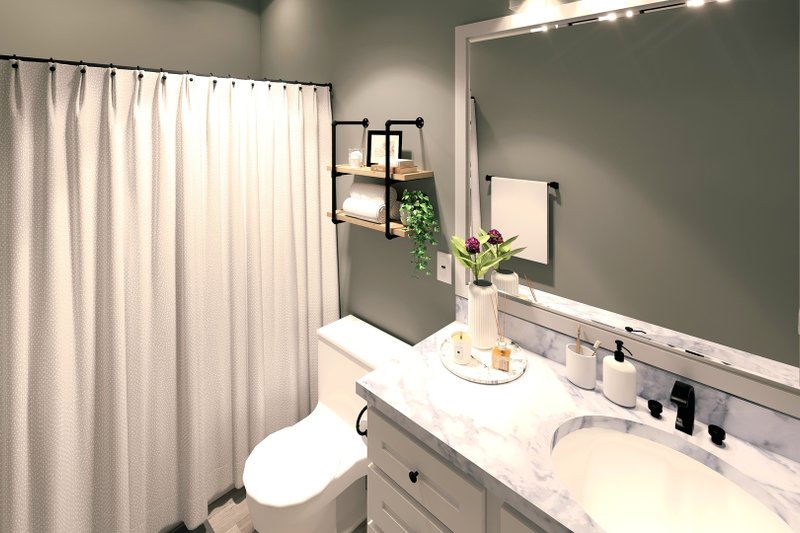 House Plan Design - Interior - Bathroom 1 for Traditional House Plan #44-253 - 4 bed, 3 bath