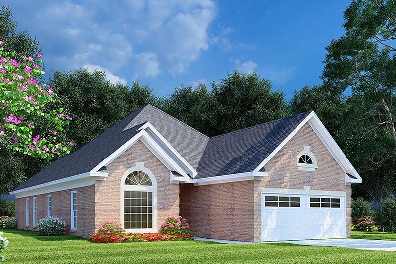 House Blueprint - Exterior - Other Elevation for Southern House Plan #17-101 - 3 bed, 2 bath