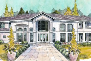 Exterior - Front Elevation Plan #124-646