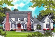 Colonial Style House Plan - 4 Beds 3.5 Baths 4320 Sq/Ft Plan #413-826 