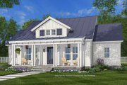 Farmhouse Style House Plan - 3 Beds 2 Baths 1190 Sq/Ft Plan #51-1443 