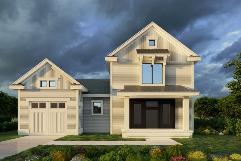 Dream House Plan - Exterior - Other Elevation for Farmhouse House Plan #112-178 - 3 bed, 2 bath