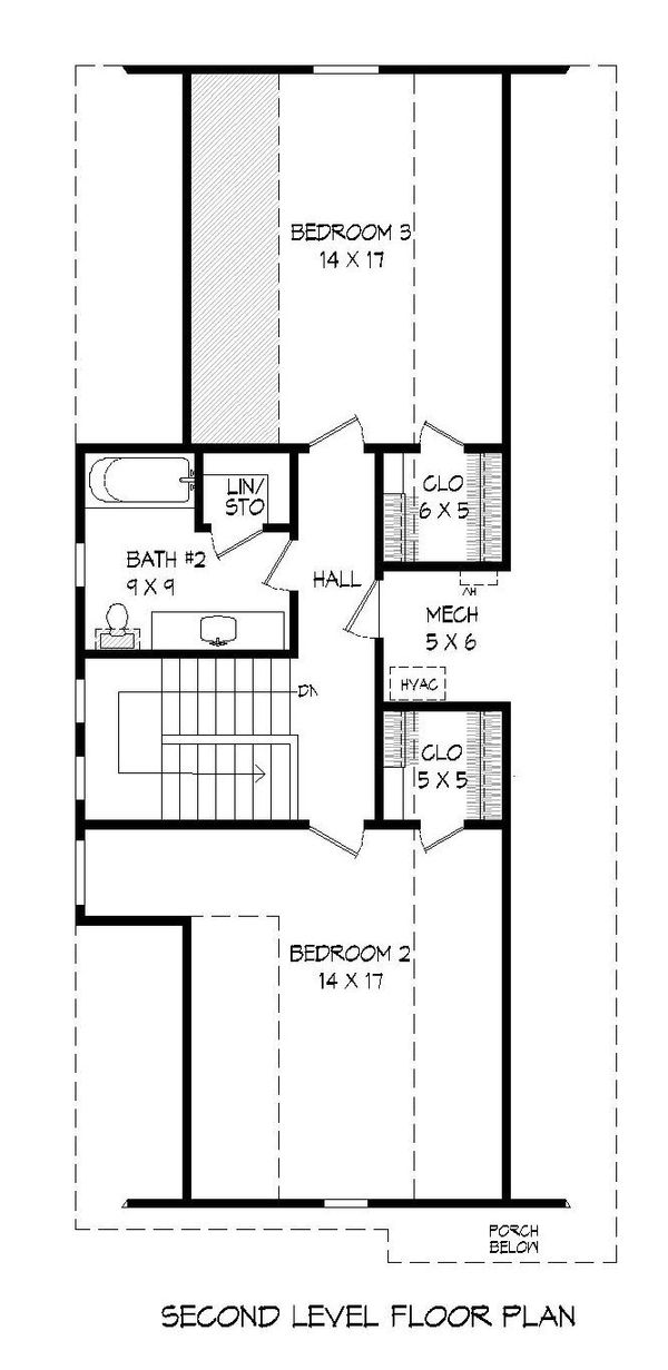 Cottage Floor Plan - Upper Floor Plan #932-24