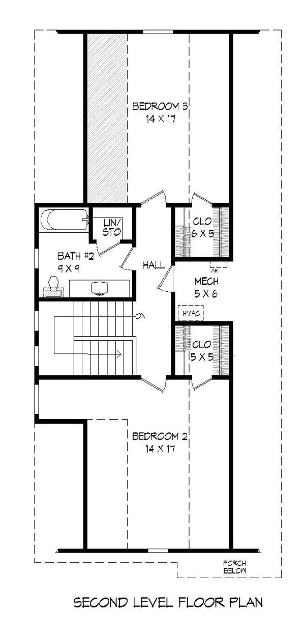Home Plan - Cottage Floor Plan - Upper Floor Plan #932-24