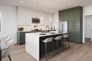 Interior - Kitchen for Farmhouse House Plan #1100-47 - 3 bed, 2 bath