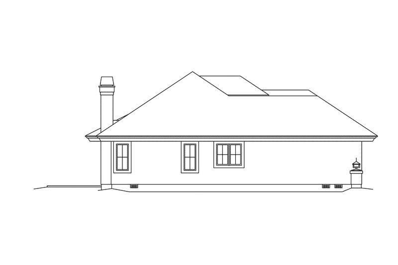 Home Plan - Exterior - Other Elevation for Mediterranean House Plan #57-679 - 2 bed, 2 bath