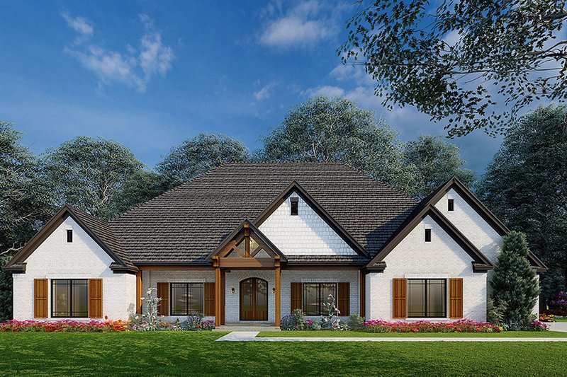 House Plan Design - Craftsman Exterior - Front Elevation Plan #923-215
