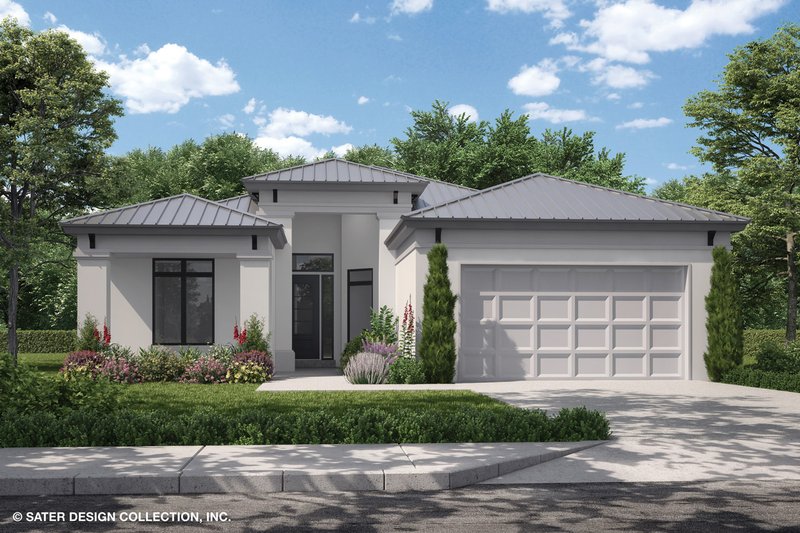 Home Plan - Contemporary Exterior - Front Elevation Plan #930-494