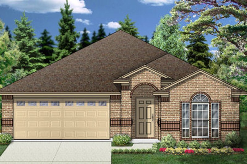 Architectural House Design - Traditional Exterior - Front Elevation Plan #84-349