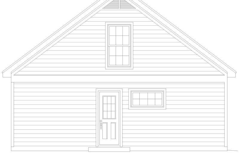 Dream House Plan - Exterior - Other Elevation 1 for Cottage House Plan #932-1007 - 2 bed, 2 bath