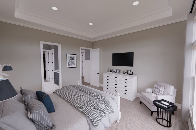 House Blueprint - Interior - Master Bedroom 1 for Farmhouse House Plan #51-1249 - 3 bed, 2 bath