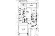 Mediterranean Style House Plan - 3 Beds 3.5 Baths 2567 Sq/Ft Plan #472-14 
